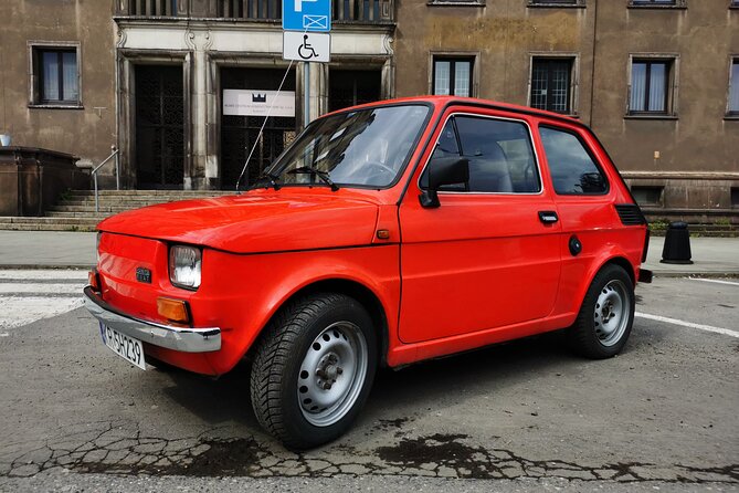 1.5h Crazy Guides' Communism Tour of Nowa Huta in Classic Car - A classic car that becomes part of the story
