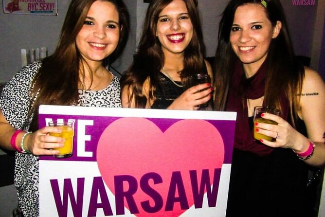 #1 Pub Crawl Warsaw with Optional Premium 1 Hour Open Bar - Free shots, games, and the social rhythm