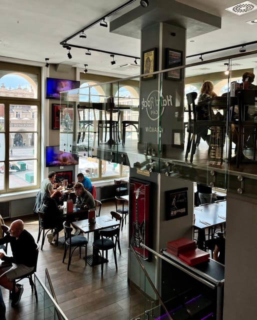 American Food Experience - A Hard Rock Meal Above Krakow’s Market Square