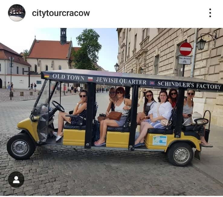 City Tour Cracow golf car plus Cruise on the Vistula River. - Kazimierz and the former Jewish quarter