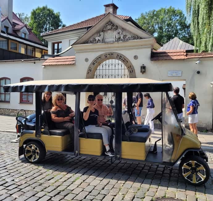 Cracow sightseeing tour by electric golf cart - Why this route works in just one hour