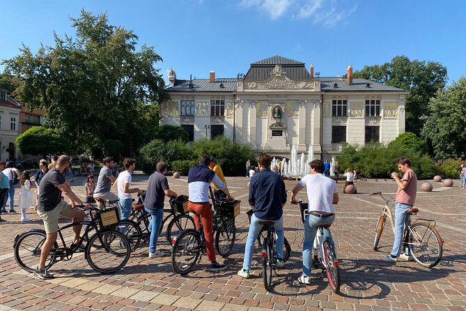 Discover the Jewish Quarter with a Bike Tour - New Square, local life, and the zapiekanki stop
