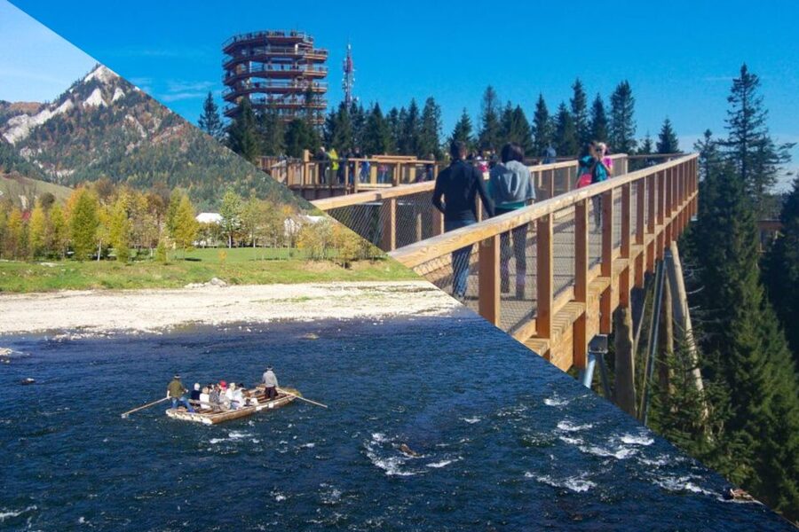 Dunajec River Gorge Rafting and Tree Top Walk from Krakow - Bachledka Treetop Trail reaches 24 meters high