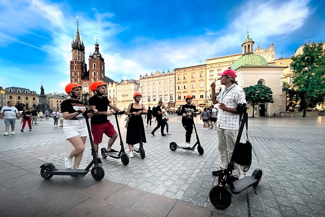 Electric Scooter Tour: Full Tour (Old Town + Jewish Quarter) - Crossing toward Kazimierz and the Jewish Quarter