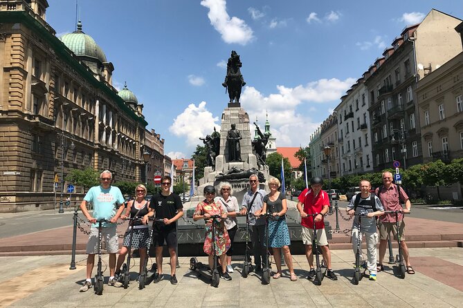Electric Scooter Tours Kraków - From the Barbican to the Planty gardens