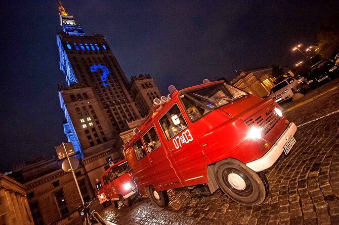 Evening Warsaw - pub and history tour with hotel pickup - The Pavilions near Nowy Świat