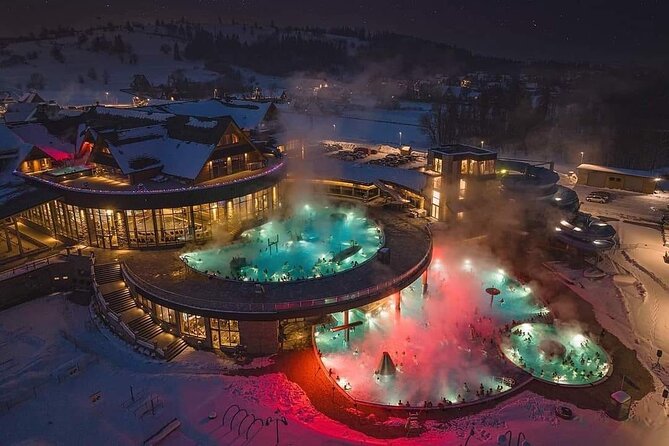 From Krakow: Chocholow Thermal Hot Springs (hotel pick up) - Three hours among pools, slides, and warm water