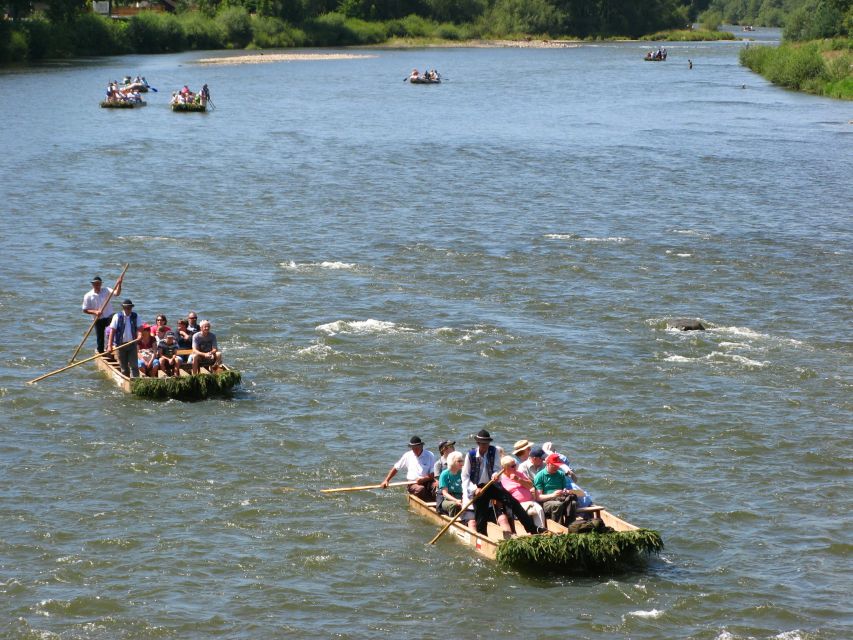 From Krakow: Dunajec River Rafting - The 15-kilometer ride through the Dunajec valley