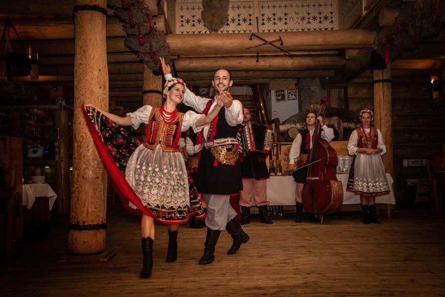 From Krakow: Polish Folk Show with All-You-Can-Eat Dinner - The hot and cold buffet after the main course
