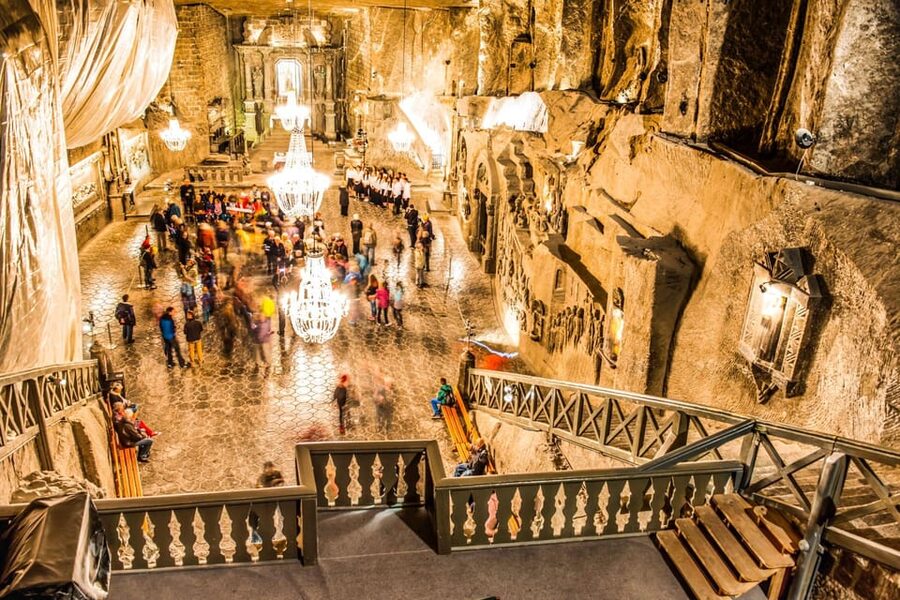 From Krakow: Wieliczka Salt Mine Guided Tour & Pickup Option - St. Kinga Chapel, the tour’s big moment