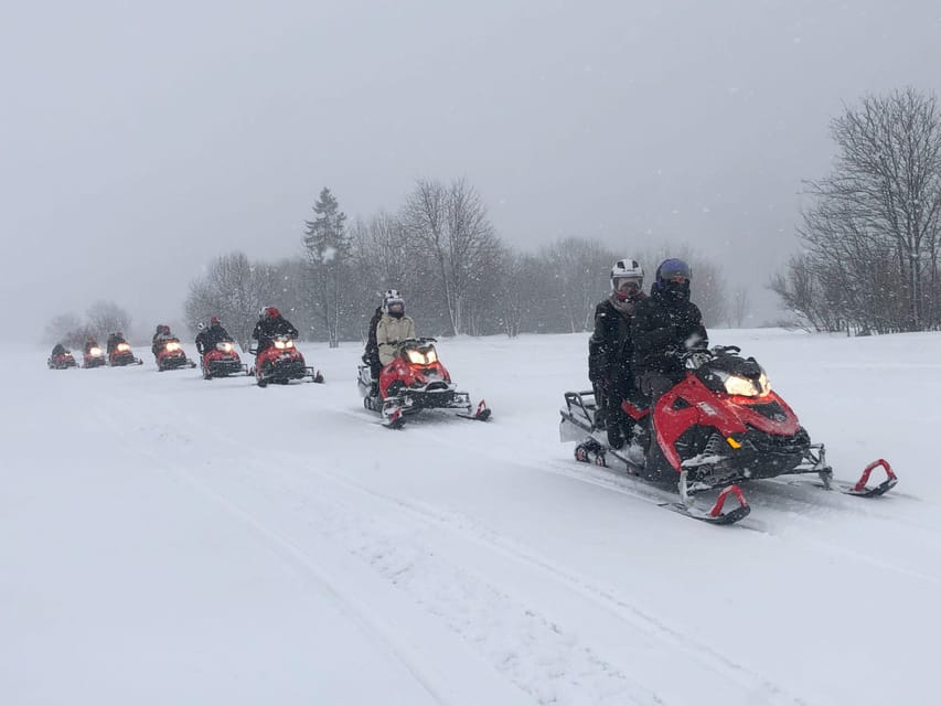 From Krakow: Zakopane Snowmobile NIGHT Ride, Bonfire, - One hour on snowy Tatra trails
