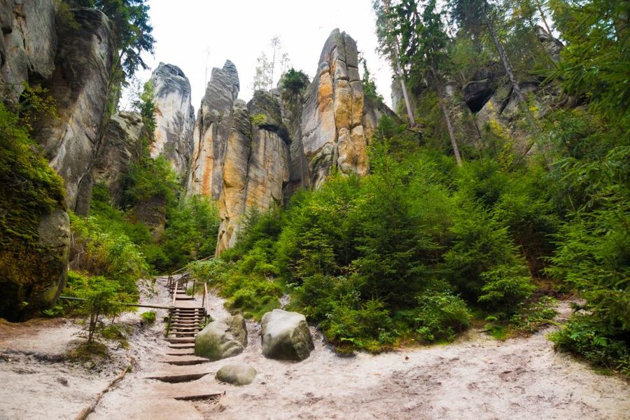 From Wroclaw: Hiking Trail in Rock City Adrspach - The private pickup from Wroclaw