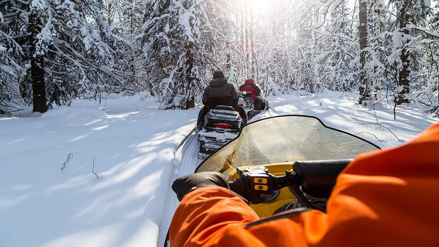 From Zakopane: Snowmobile Ride with Thermal Pools & Pickup - The Witów snowmobile or quad ride
