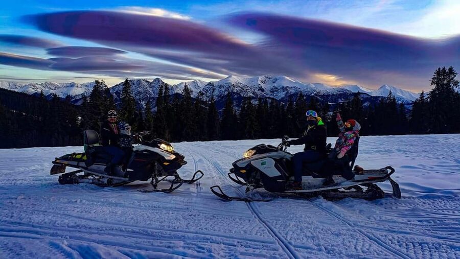 From Zakopane: Snowmobile Ride with Thermal Pools & Pickup - What the $55 price really covers