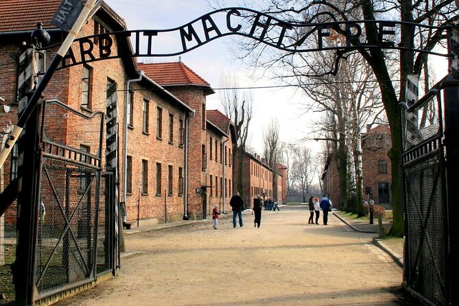 Full-Day Tour of Auschwitz and Wieliczka Salt Mine from Krakow - Guides, headphones, and group movement