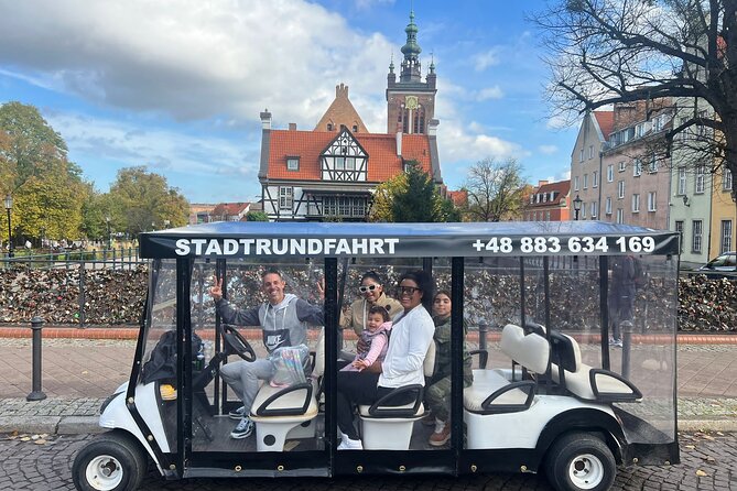 Gdansk: 2H City Sightseeing Tour LIVE GUIDED by Buggy/Golf cart - Why a golf cart is smart in Gdansk
