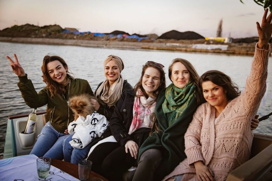 Gdańsk : Catamaran River Cruise (group) - Maritime sights, Sołdek, and the Baltic Philharmonic