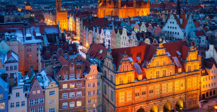 Gdańsk City Sights & History Guided Walking Tour in English - Rebuilt merchant houses and the old royal route