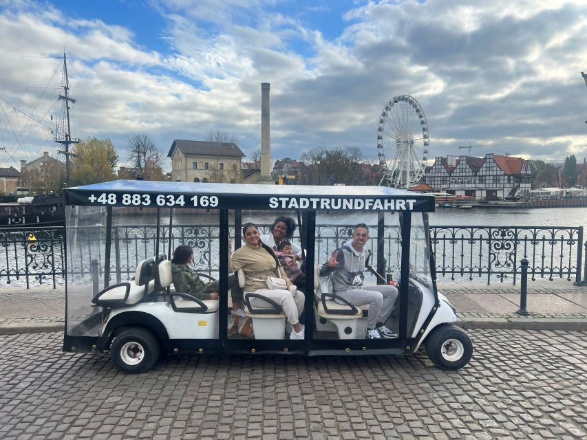 Gdansk: City Sightseeing Tour by Golf Cart/Buggy Guided Tour - The Motława River and the Medieval Crane