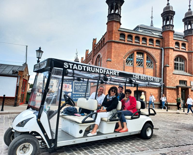 Gdansk: City Sightseeing Tour by Golf Cart/Buggy Guided Tour - Neptune’s Fountain is a practical finish