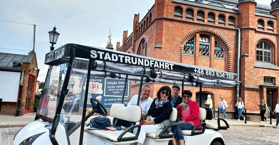 Gdansk: City Sightseeing Tour by Golf Cart/Buggy Guided Tour - From the Golden Gate into the historic center