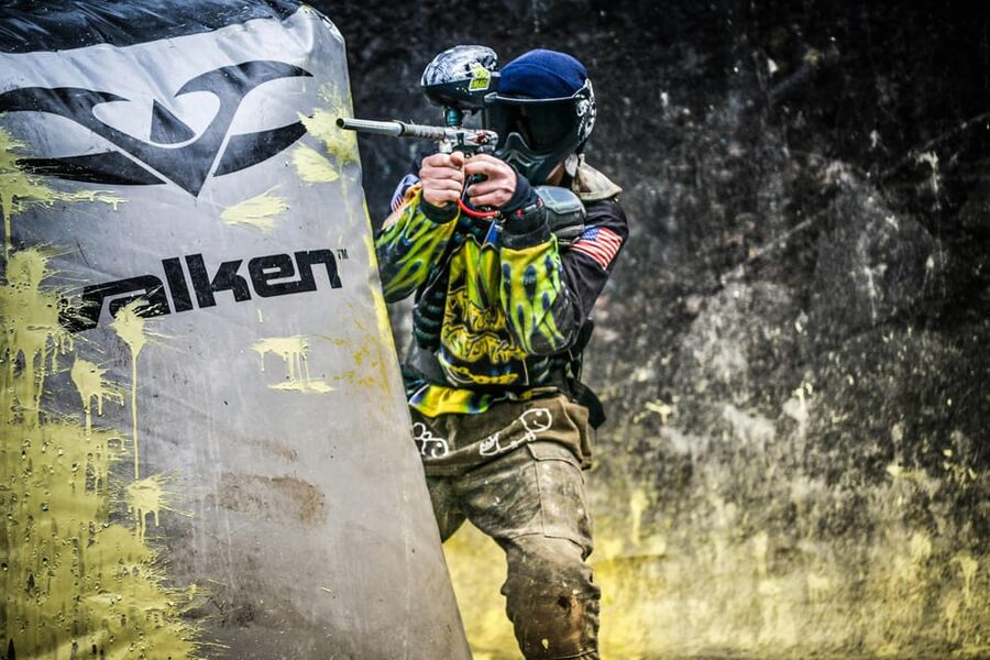 Gdansk: Outdoor Paintball and Private Transfers - Getting equipped with a mask, uniform, and marker