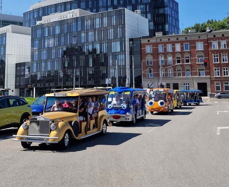Gdansk:Private Beer City Tour Sightseeing By Golf Cart - The Crane and the waterfront