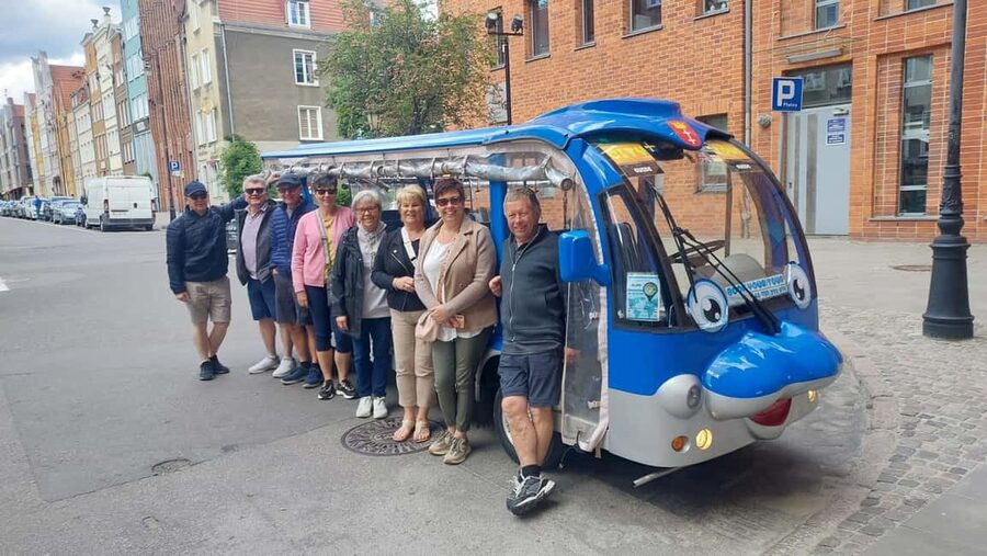 Gdansk:Private Beer City Tour Sightseeing By Golf Cart - From the shipyard to Solidarity Square