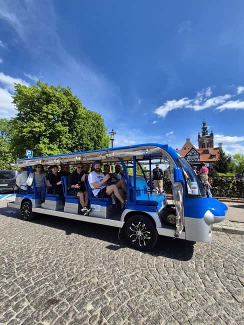 Gdansk:Private Beer City Tour Sightseeing By Golf Cart - The railway station and Gradowa Hill