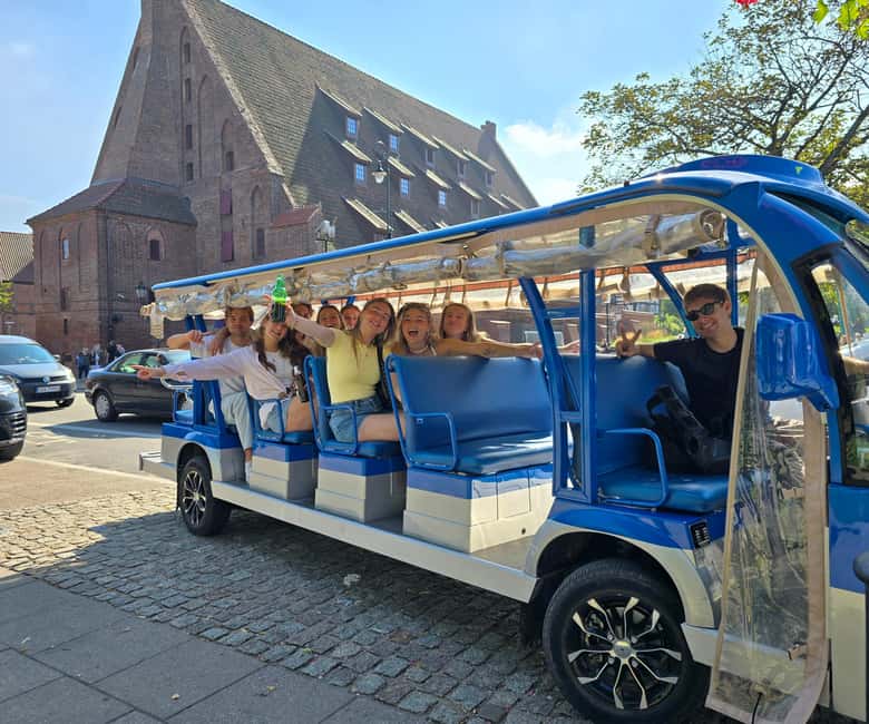 Gdansk:Private Beer City Tour Sightseeing By Golf Cart - Starting with Gdansk’s grand entrance