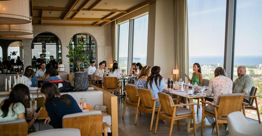 Gdańsk: Spanish Cuisine and City Views From the Top Floor - The view is best treated as part of dinner