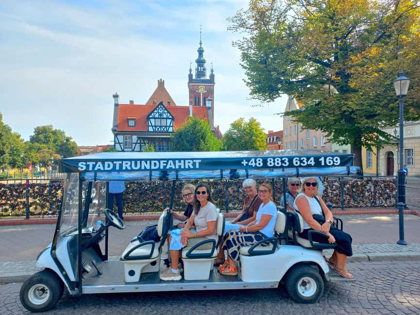 Gdansk Top Beer & Highlights Tour by Golf Cart/Buggy - One hour, or possibly longer