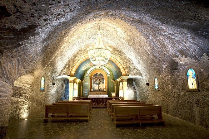 Guided Salt Mine Wieliczka tour from Krakow - Chapels, chandeliers, and salt sculpture