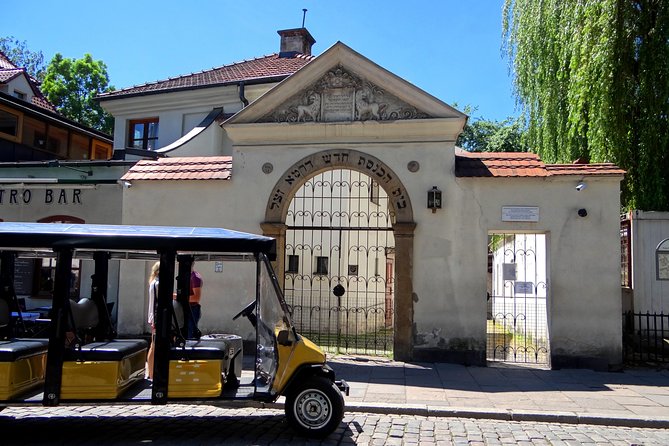 Kazimierz, Jewish Ghetto, Schindler's List story - Golf Cart Tour - Crossing to Ghetto Heroes Square