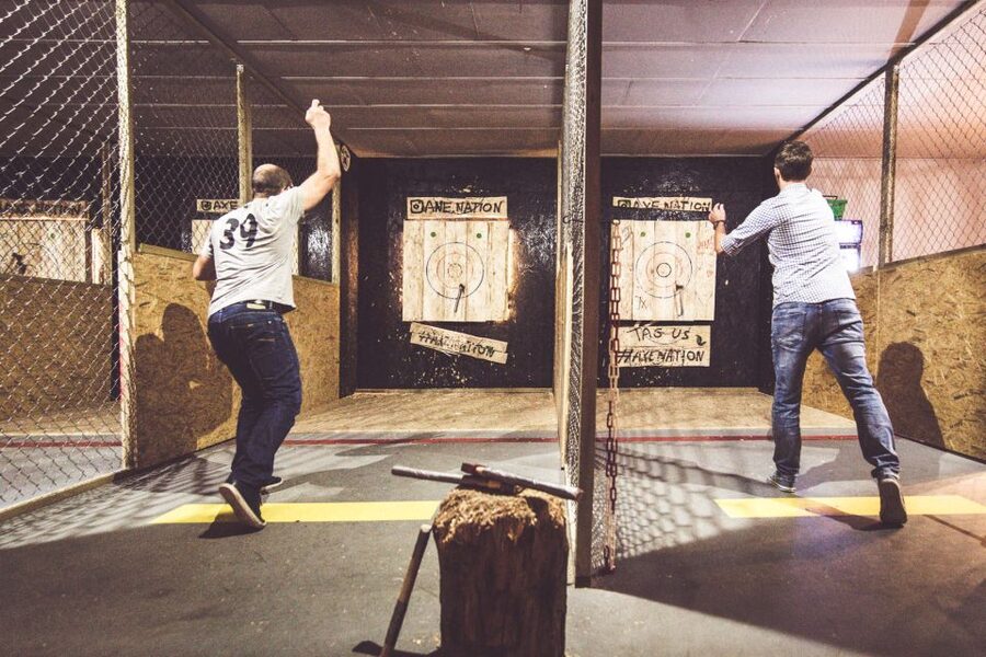 Kraków: Axe-Throwing in Axe Nation, the First Club in Europe - Starting at Grodzka 46 in Kraków