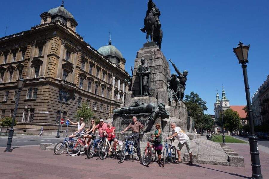 Krakow: Bike Tour of the Old Town, Kazimierz, and the Ghetto - Plac Bohaterów Getta and Schindler’s Factory