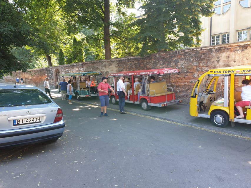 Krakow: City Sightseeing Tour Eco Electric Buggy Golf Cart - Live guides, audio, and group size