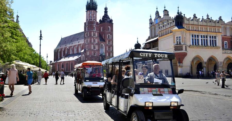 Krakow: Full Tour Regular 1.5h guided city tour by E-Cart - Kazimierz and the Jewish Quarter