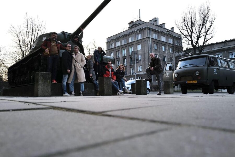 Krakow: Guided Tour to Nowa Huta on Commie Retro Van - The IS-2 tank and a sharp change of mood