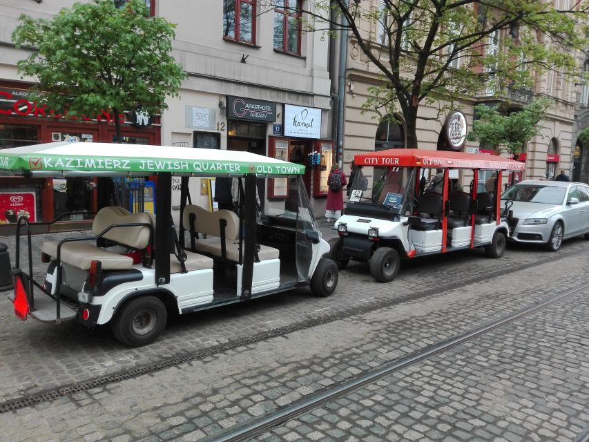 Krakow: Jewish Quarter and Schindler Factory by Golf Car - Photo stops and the pace of the ride