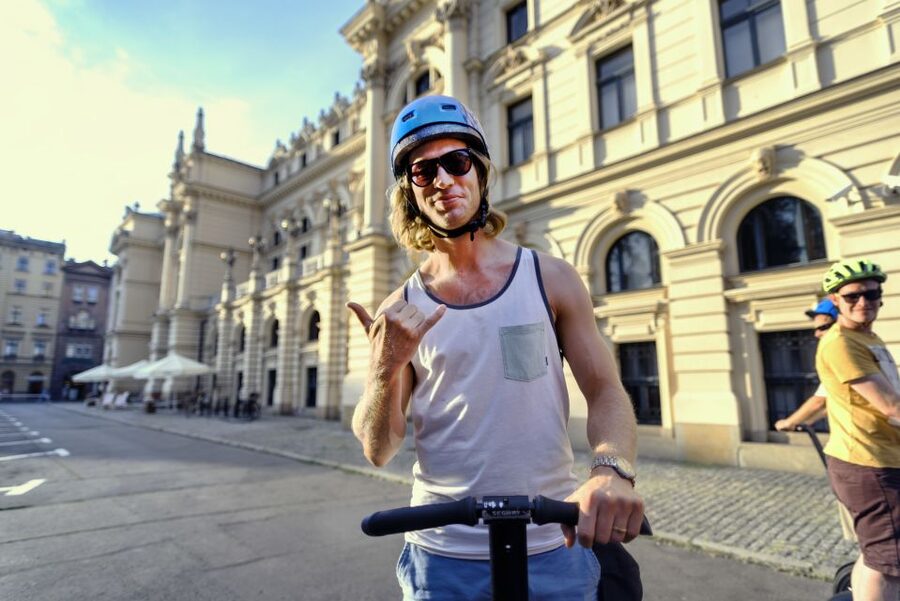 Krakow: Jewish Quarter Segway Tour - The Jewish Ghetto Victims Monument and Gestapo Prison Museum