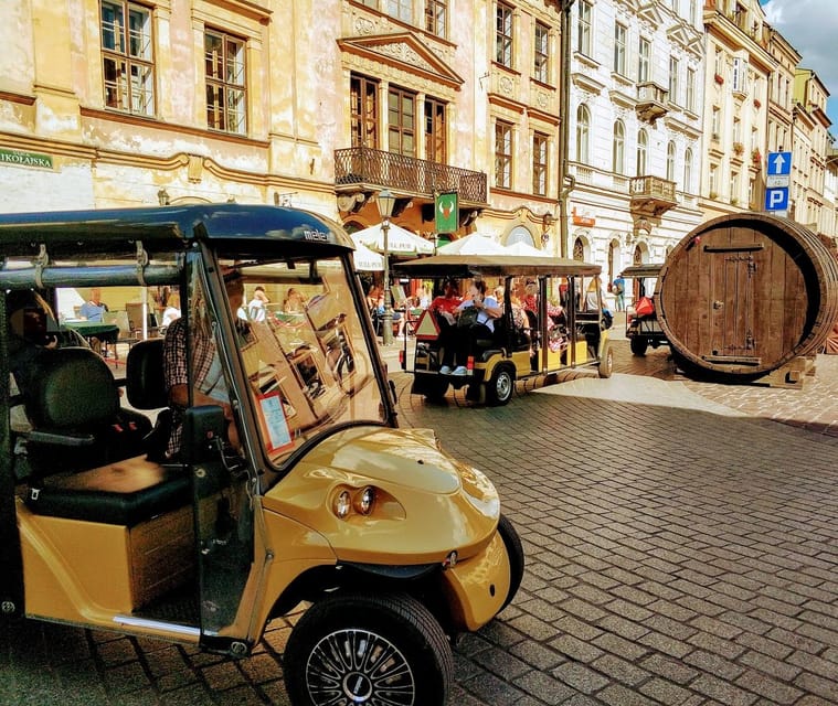 Krakow: Old Town Sightseeing Tour by Electric Golf Cart - Key points at a glance