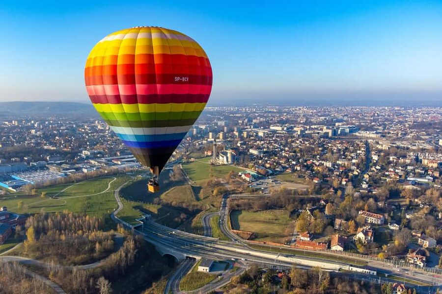 Kraków: Private Hot Air Balloon Flight with Champagne - The one-hour flight over Kraków