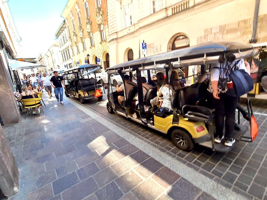 Krakow: Private Panoramic Tour by Golf Cart with Audio Guide - Wawel Castle from a comfortable seat