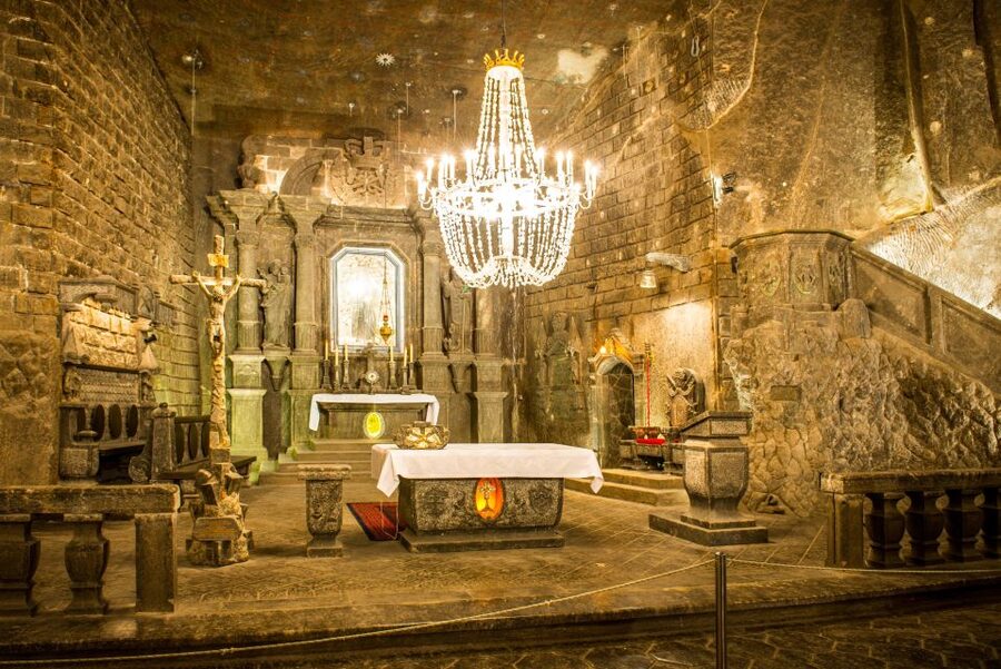 Krakow: Salt Mine Wieliczka Guided Tour Hotel Pickup - The exit, museum, and souvenir stop
