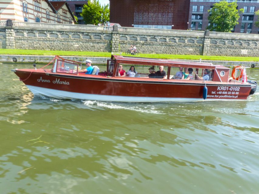 Krakow: Scenic River Cruise - The Bishop’s Palace and the turn toward Manggha Center