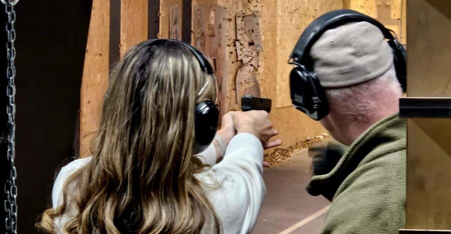 Krakow: Shooting range with hotel pickup - The 30-minute drive from Krakow