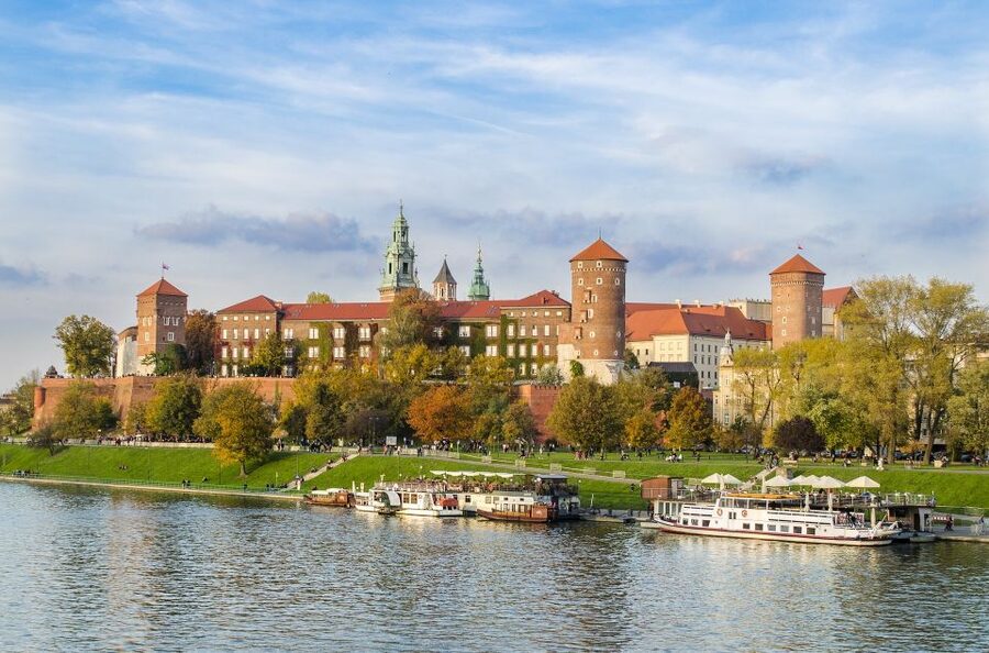 Krakow: Skip-the-Line Wawel Castle and Hill Guided Tour - Walking the courtyard, towers, and defensive walls