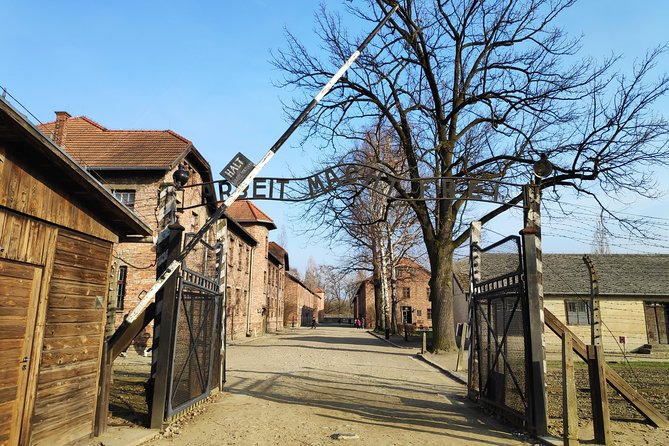 Krakow to Auschwitz Birkenau and Salt Mine 1 Day Tour - Entering Auschwitz I and Birkenau