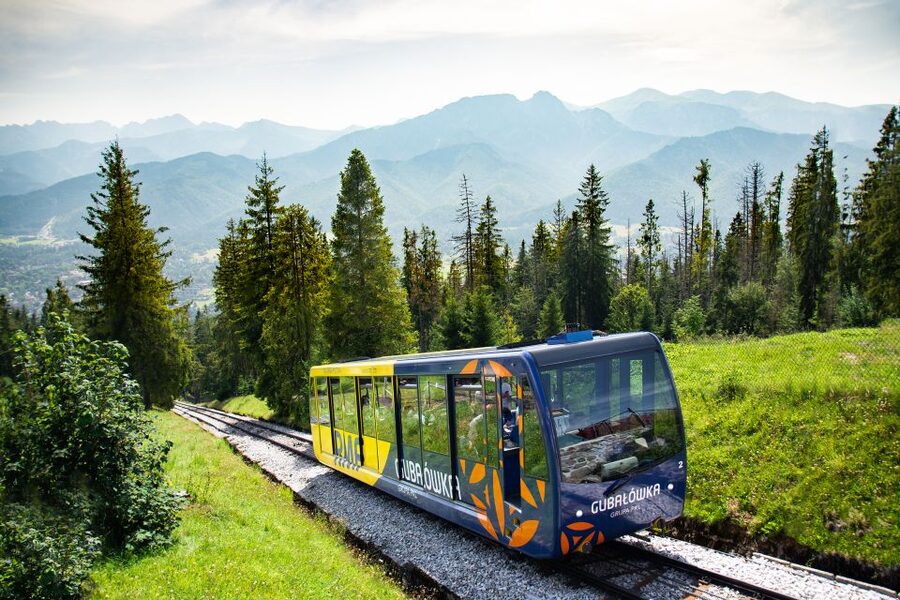 Krakow: Zakopane Tour with Cable Car, Tasting & Hotel Pickup - Riding the Gubałówka funicular